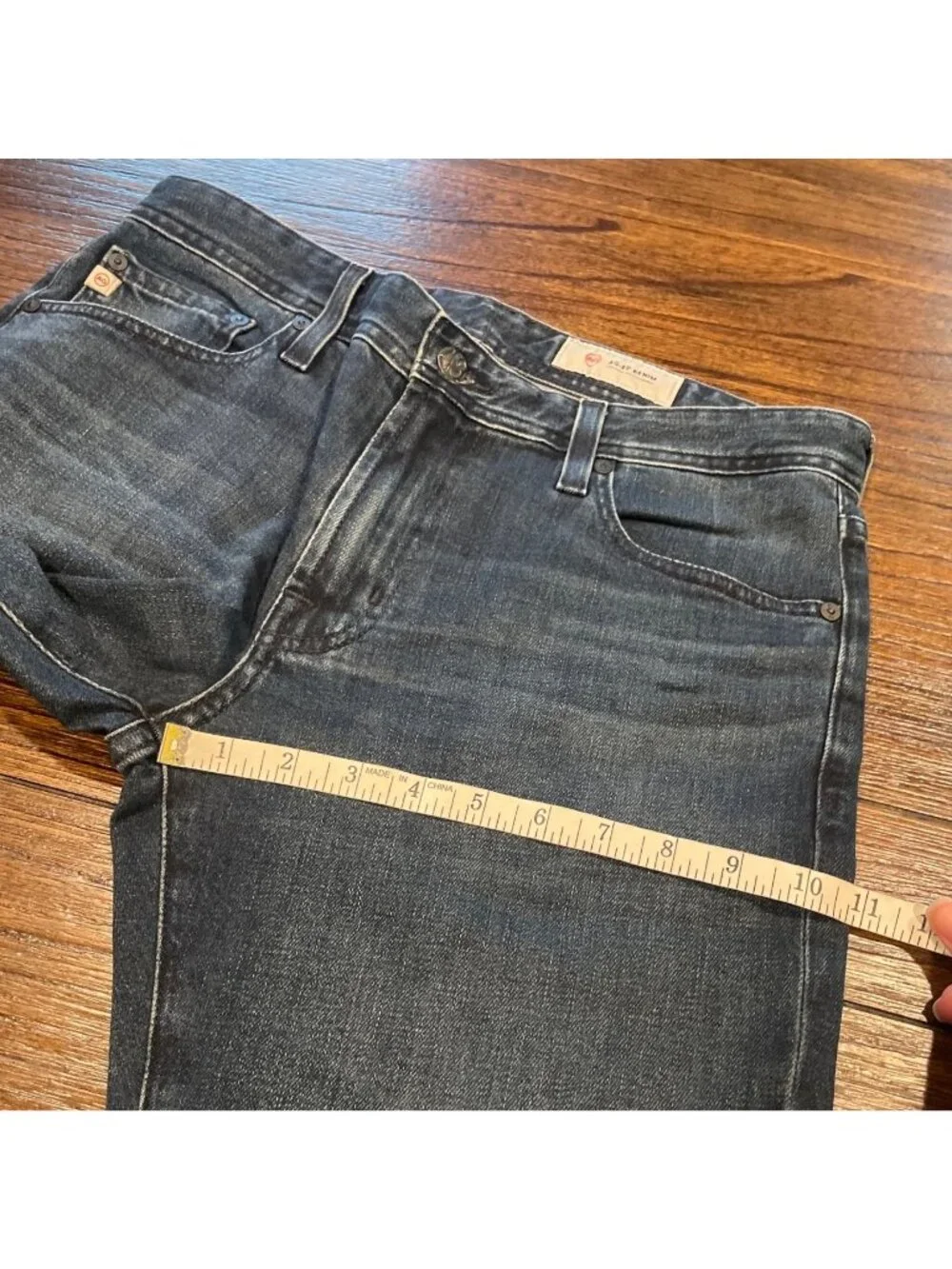 AG Tellis Modern Slim Jean Mens 32x34 Duke Dark Wash Stretch AG-ED Denim Skinny